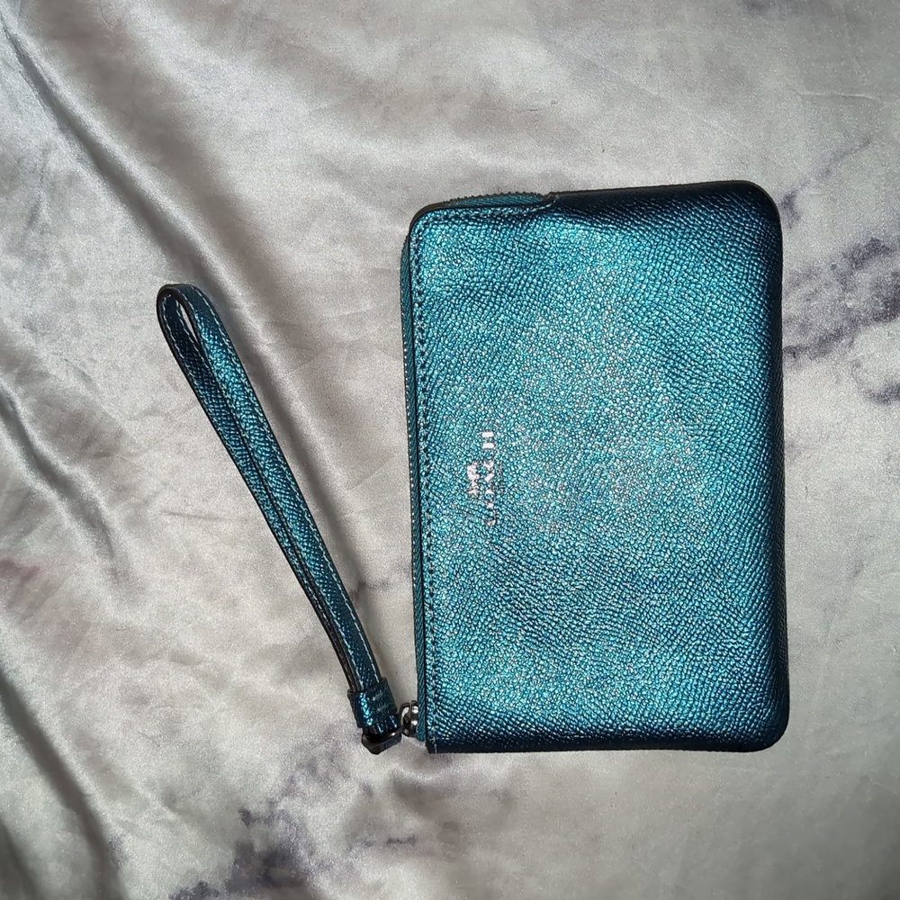 Coach - Hand Wallet Turquoise